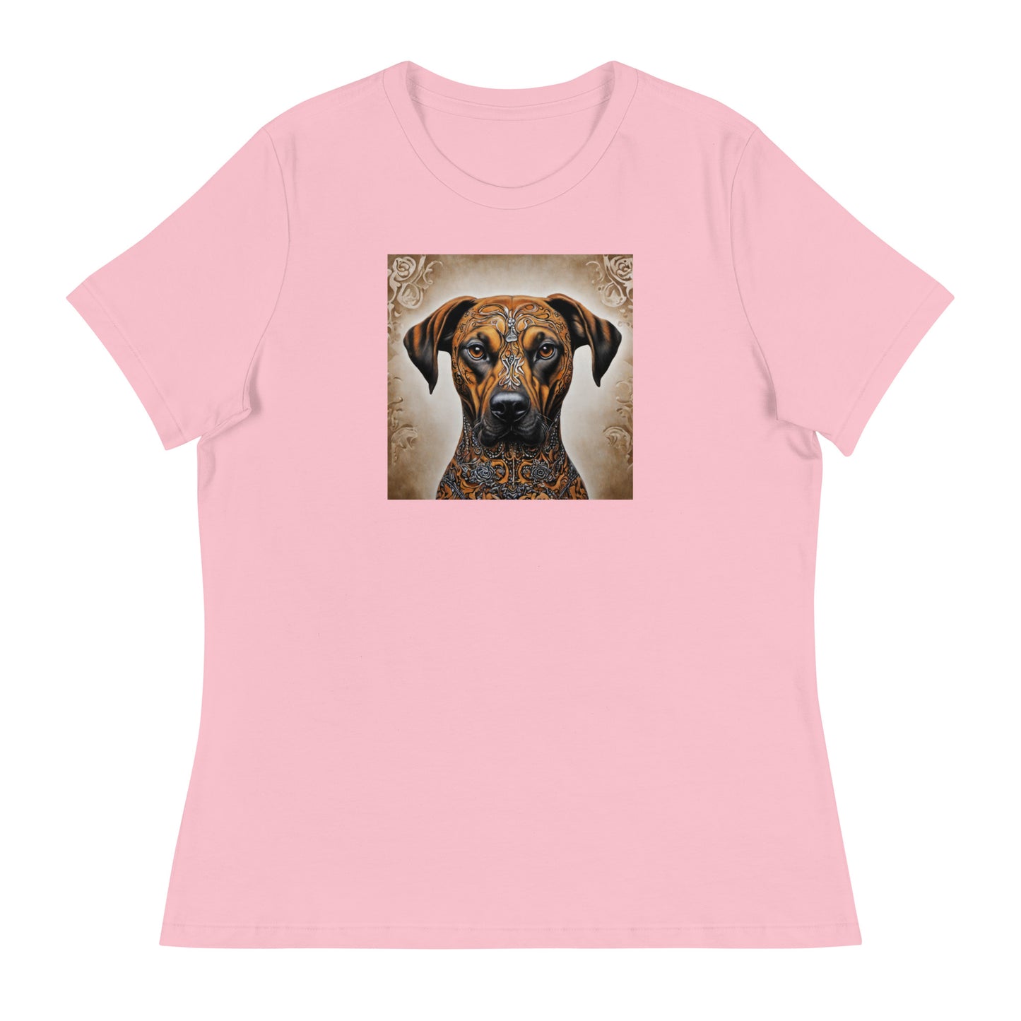 Decorative Dog Women's Animal T-Shirt Pink