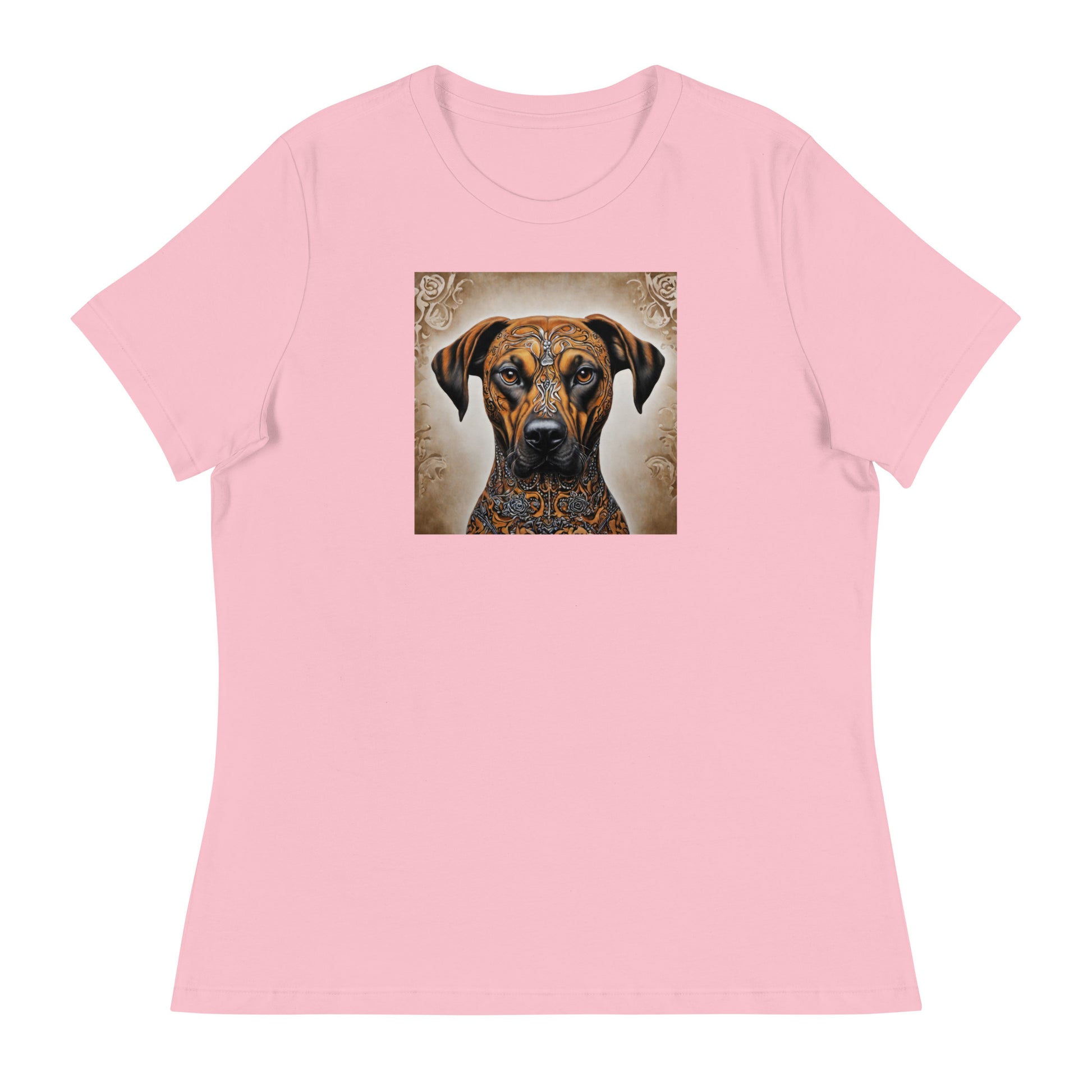 Decorative Dog Women's Animal T-Shirt Pink