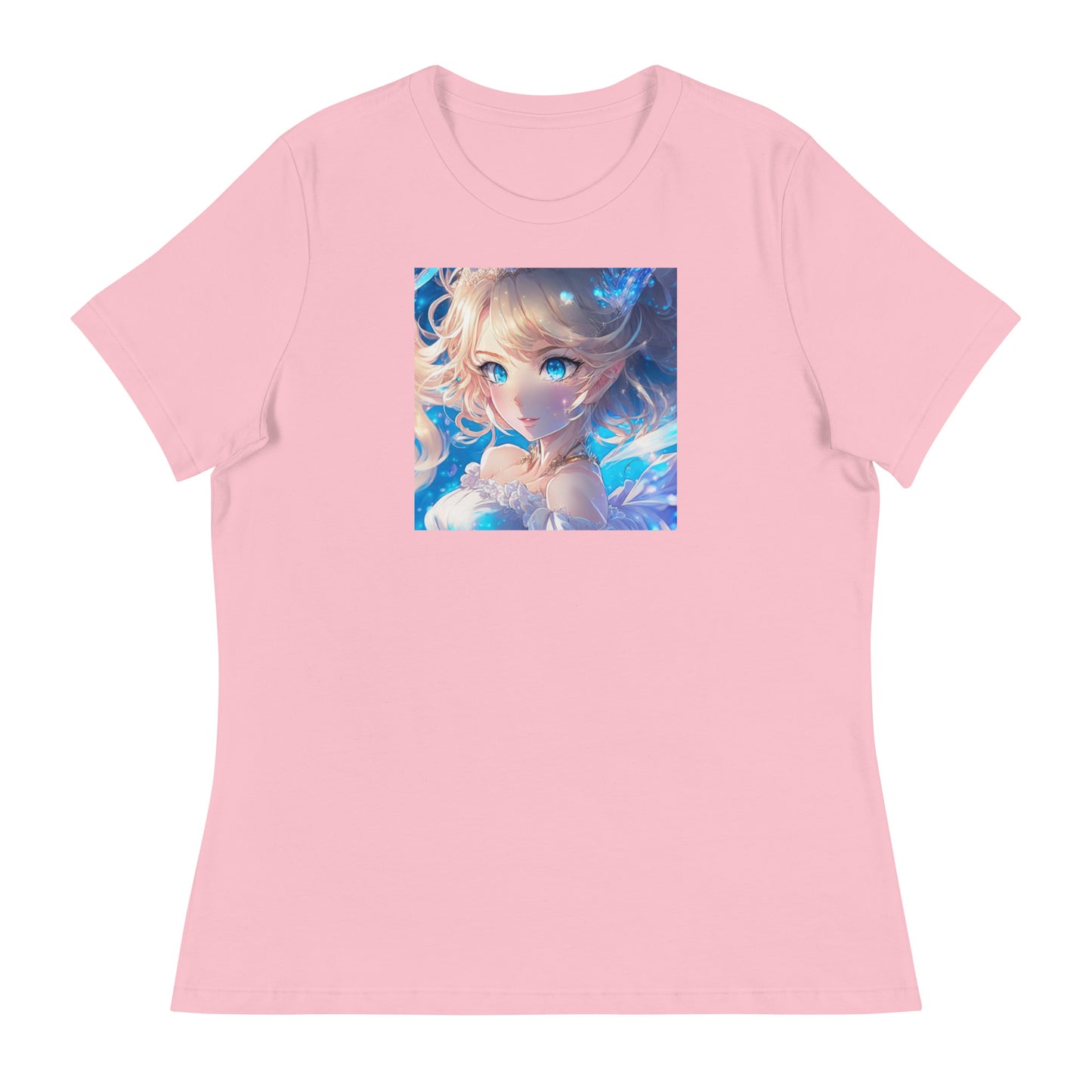 Cute Anime Princess Women's Graphic Tee Pink