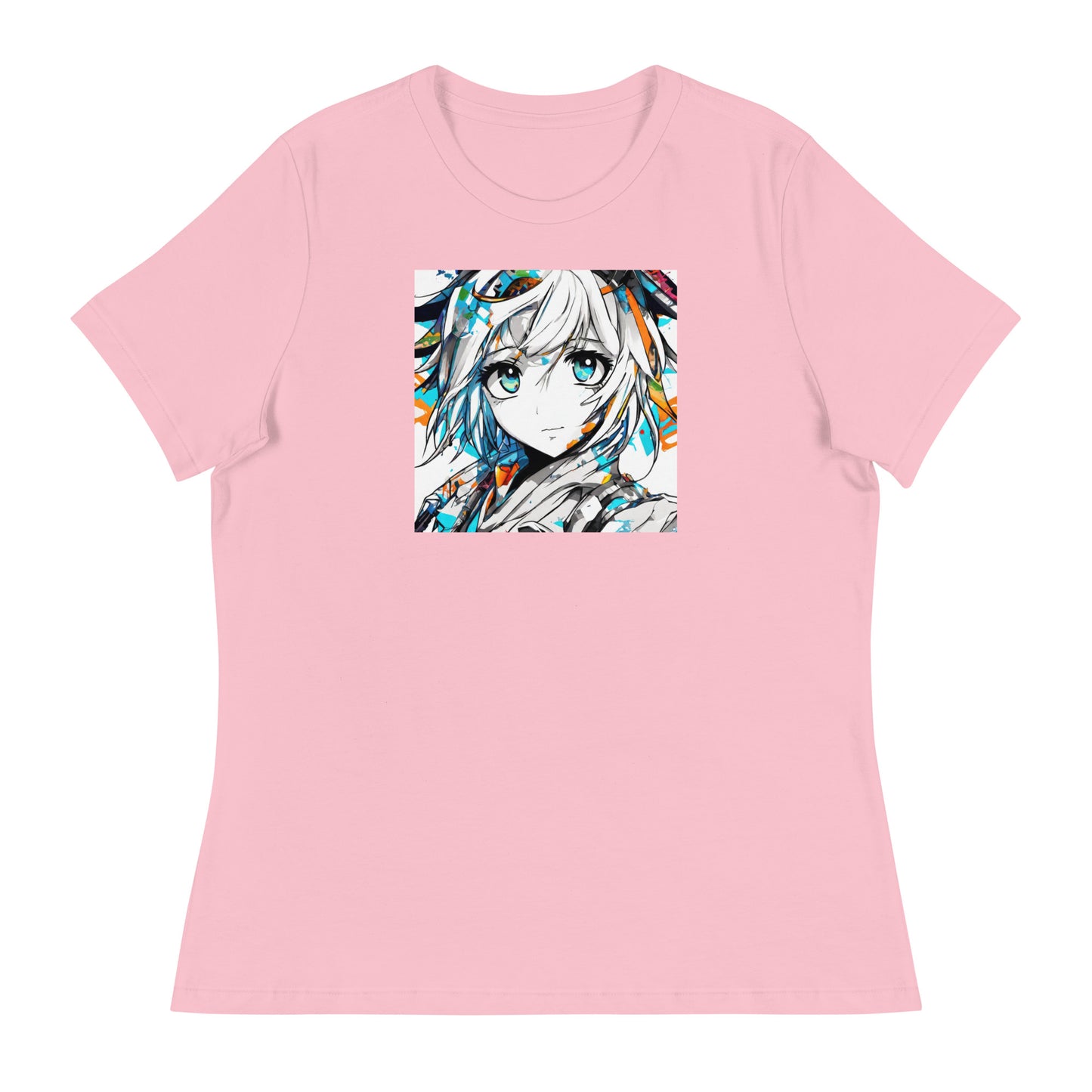 Women's Anime Addict T-Shirt Pink