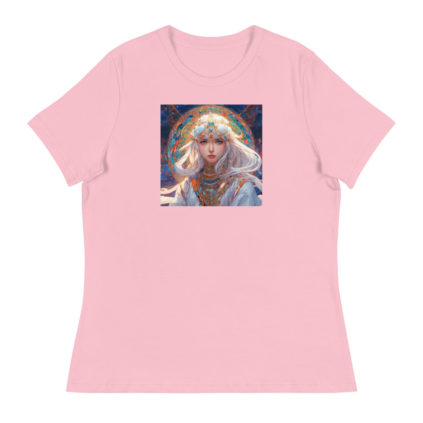 Mystical Mage Women's Anime T-Shirt Pink