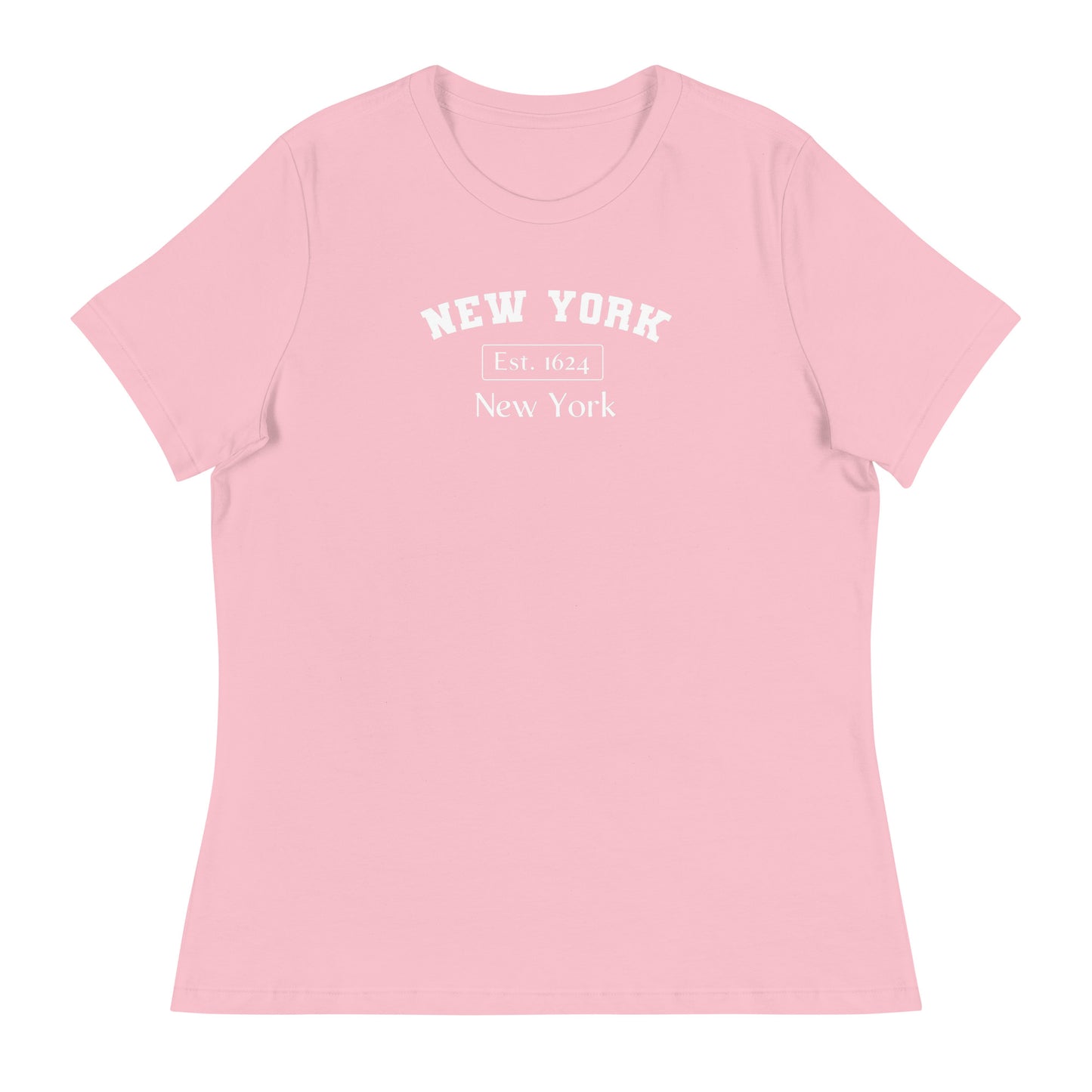 New York, New York Women's T-Shirt Pink