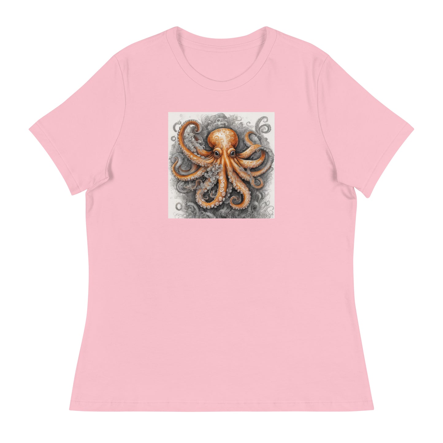 Octopus Women's Animal Lover T-Shirt Pink