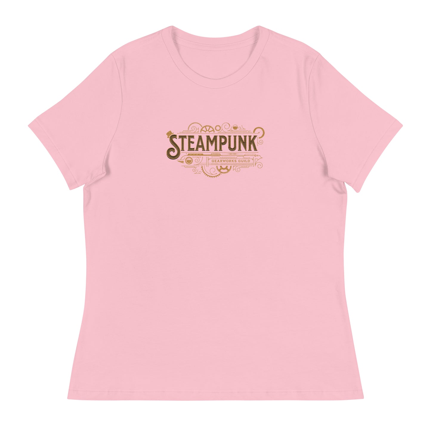 Steampunk Gearworks Guild Women's T-Shirt Pink