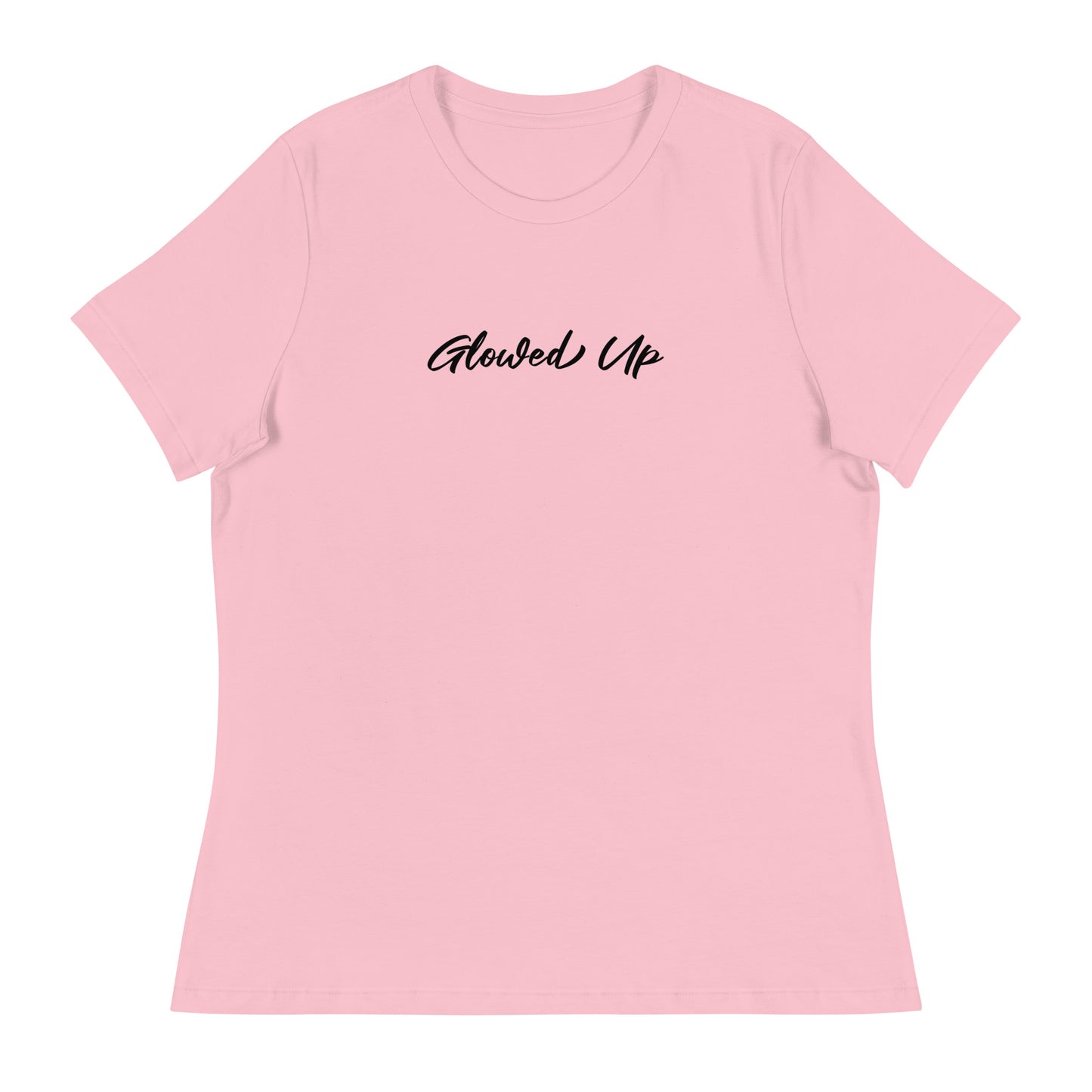 Women's Glowed Up T-Shirt Pink