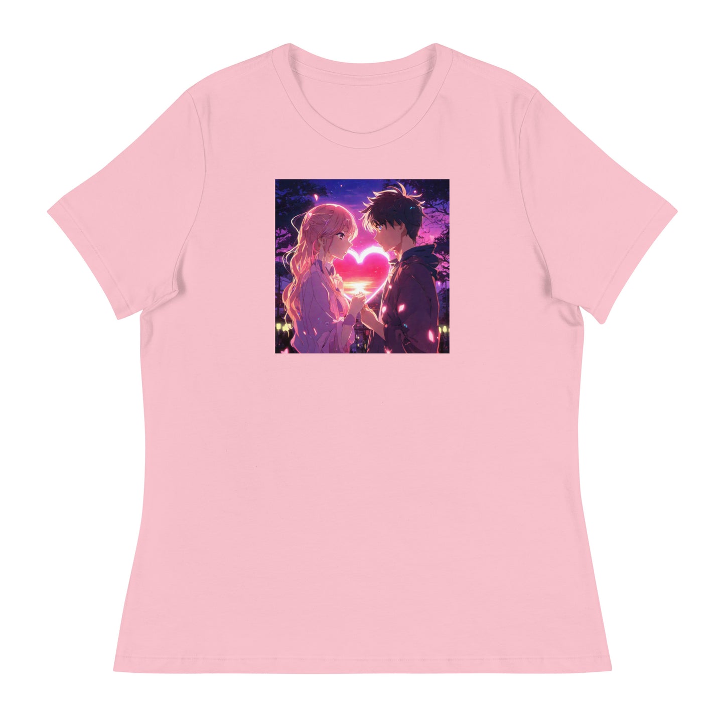 Women's Valentine's Day Love T-Shirt Pink