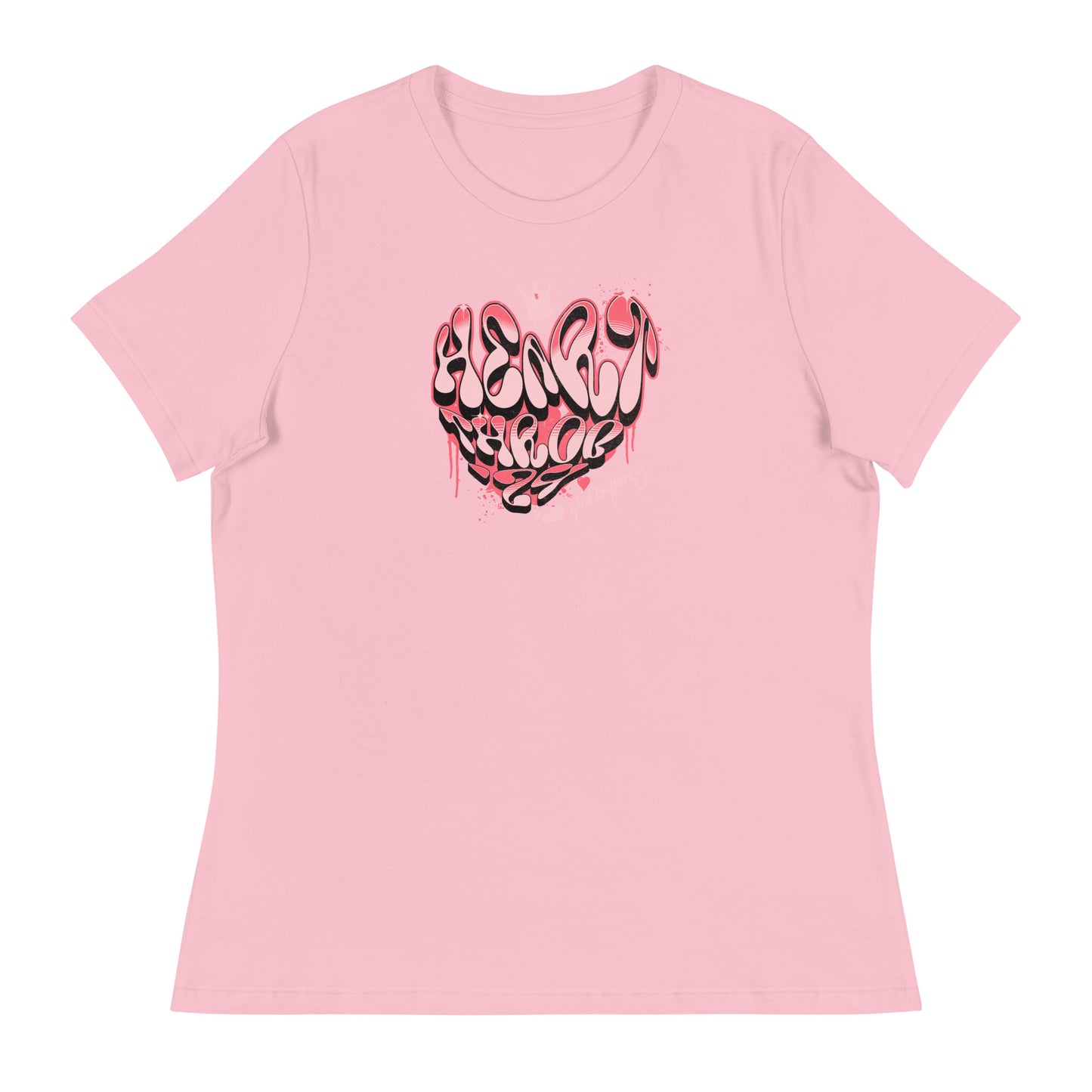 Heart Throb '24 Women's Valentine's Day T-Shirt Pink