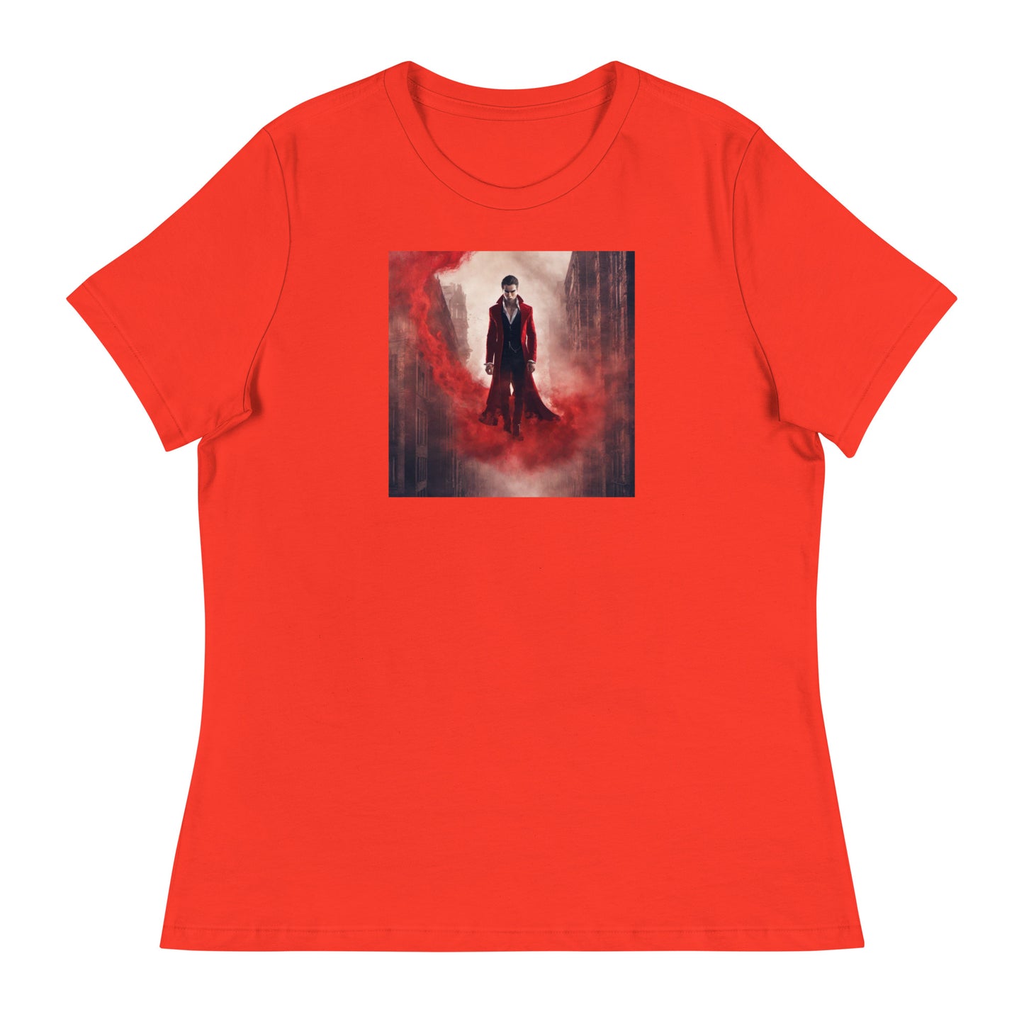 Vampire in Red Haze Women's Graphic Tee Poppy