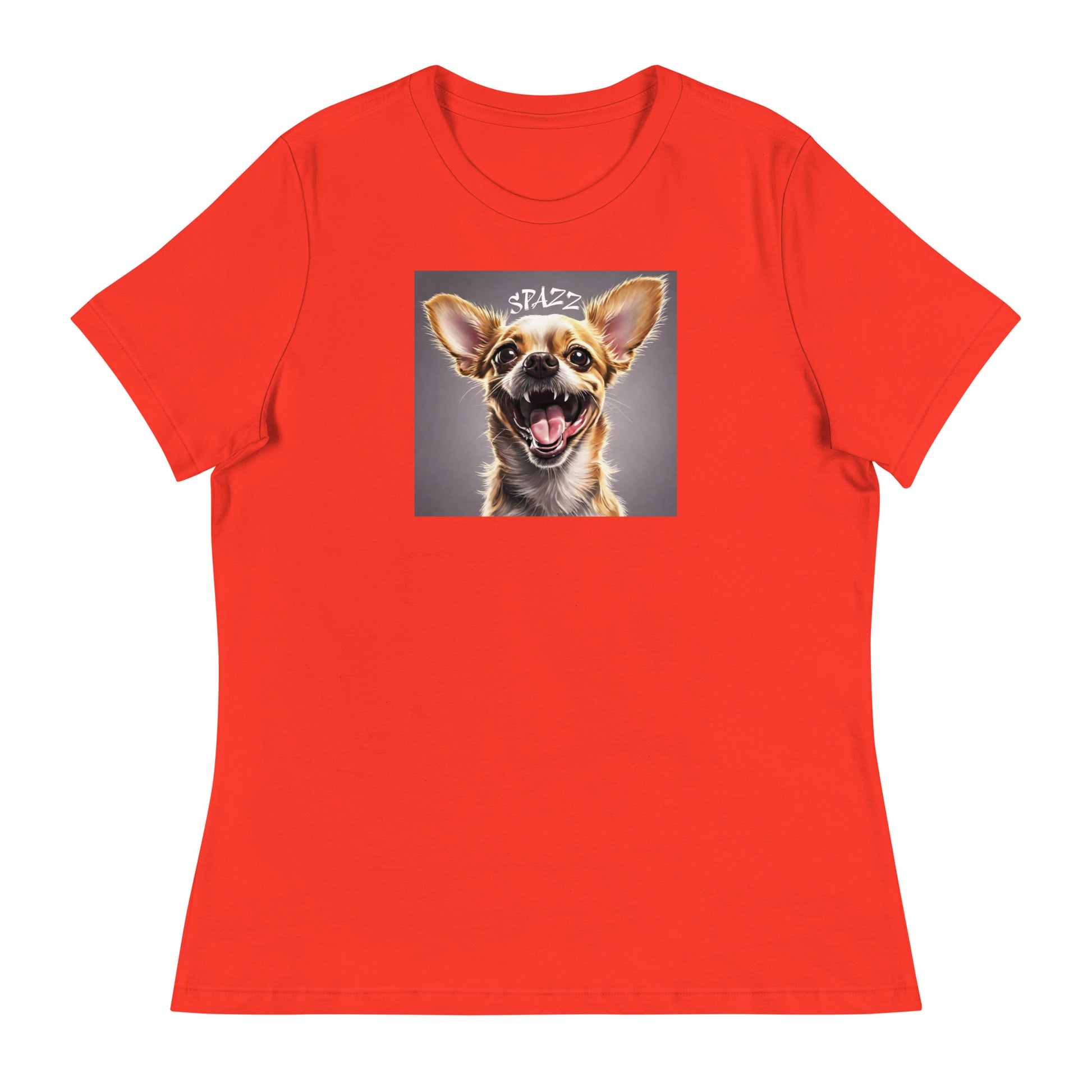 Spazz Women's Funny T-Shirt Poppy