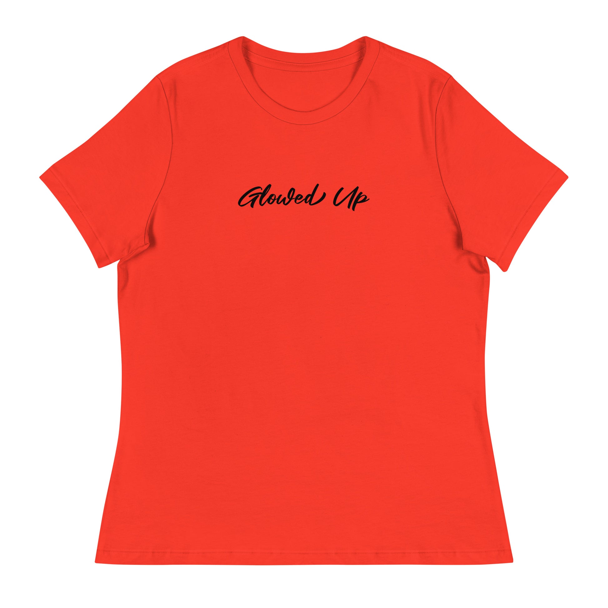 Women's Glowed Up T-Shirt Poppy