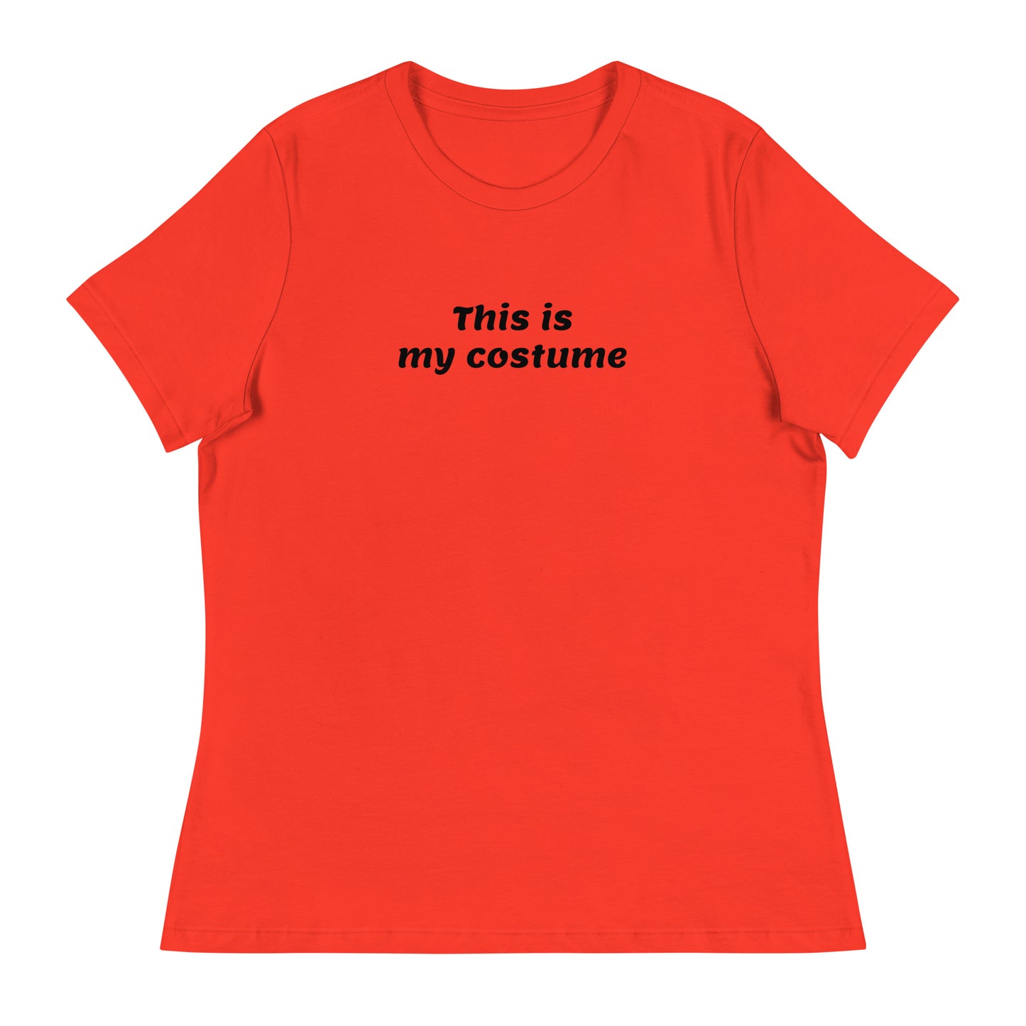 This is my Costume Women's Funny Halloween T-Shirt Poppy