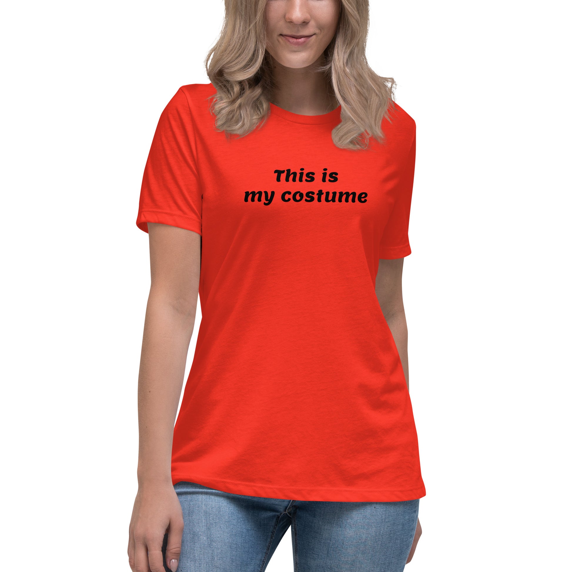 This is my Costume Women's Funny Halloween T-Shirt