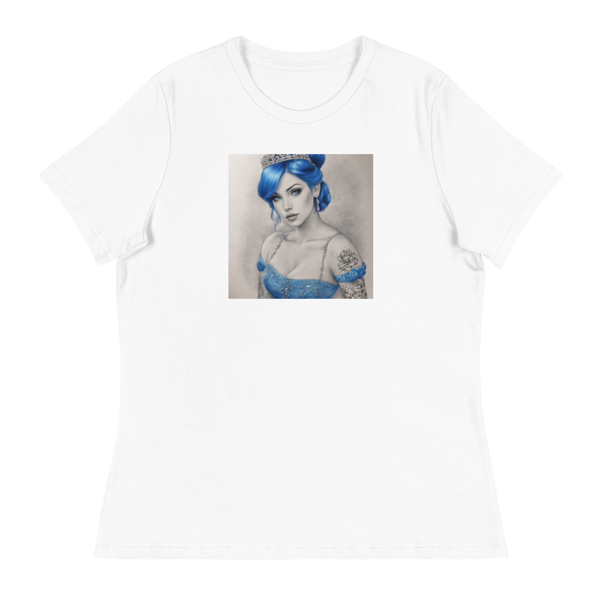 Cinderella with Tattoos T-Shirt White