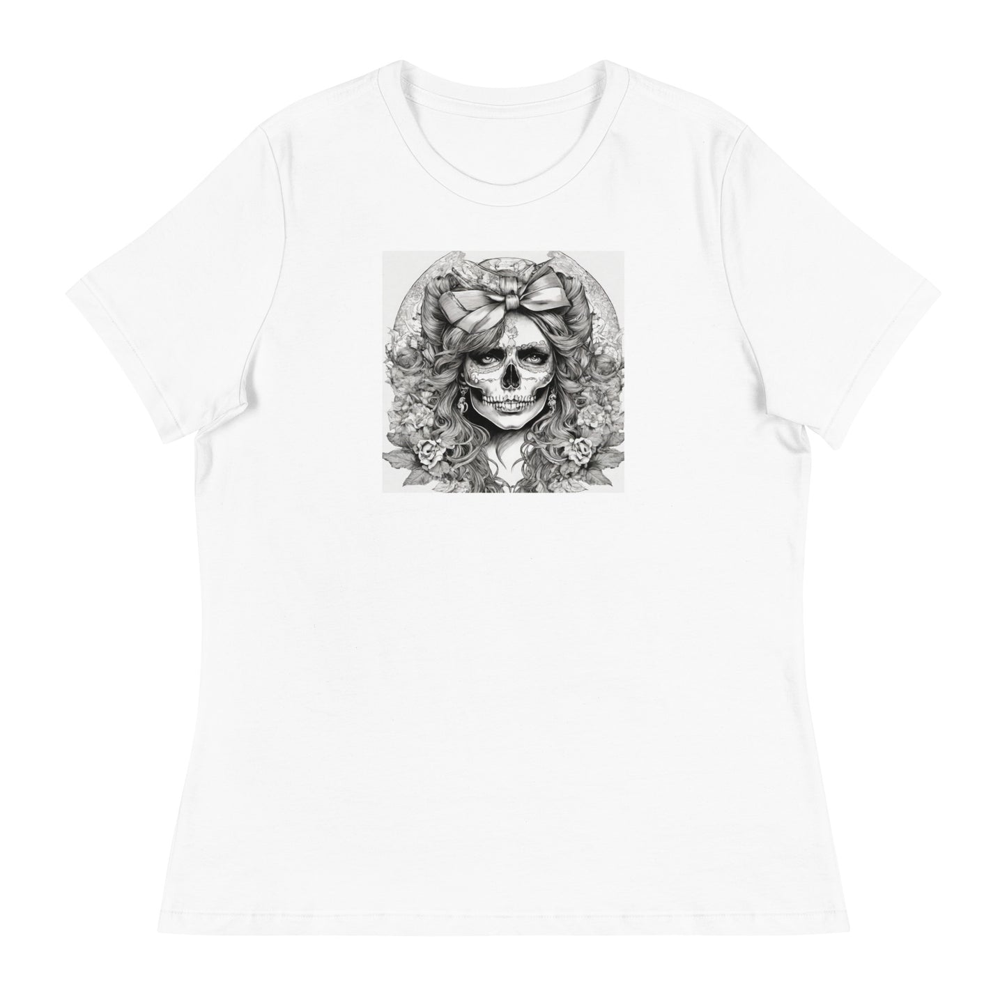 Day of the Dead Princess T-Shirt White