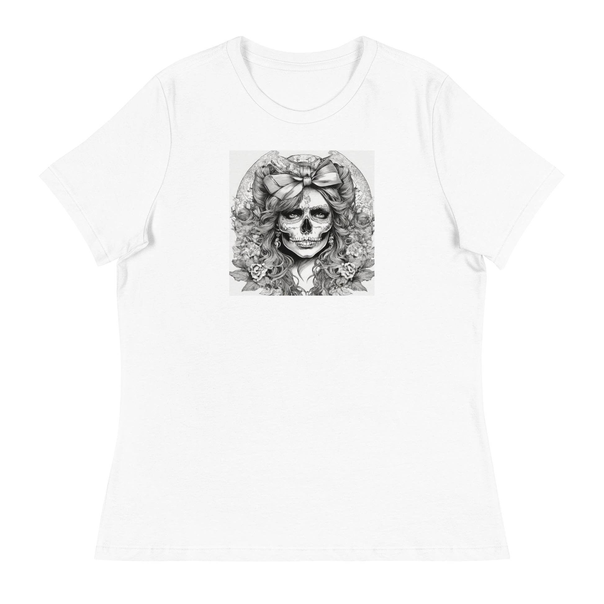 Day of the Dead Princess T-Shirt White