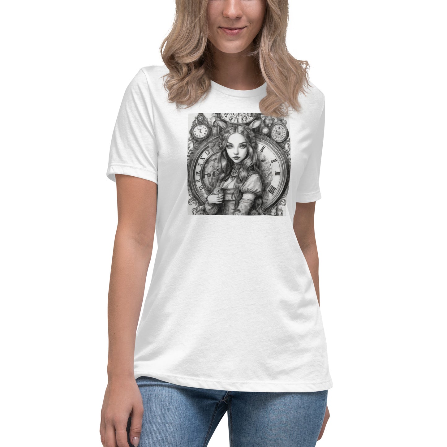 Alice in Wonderland Clockwork Women's T-Shirt