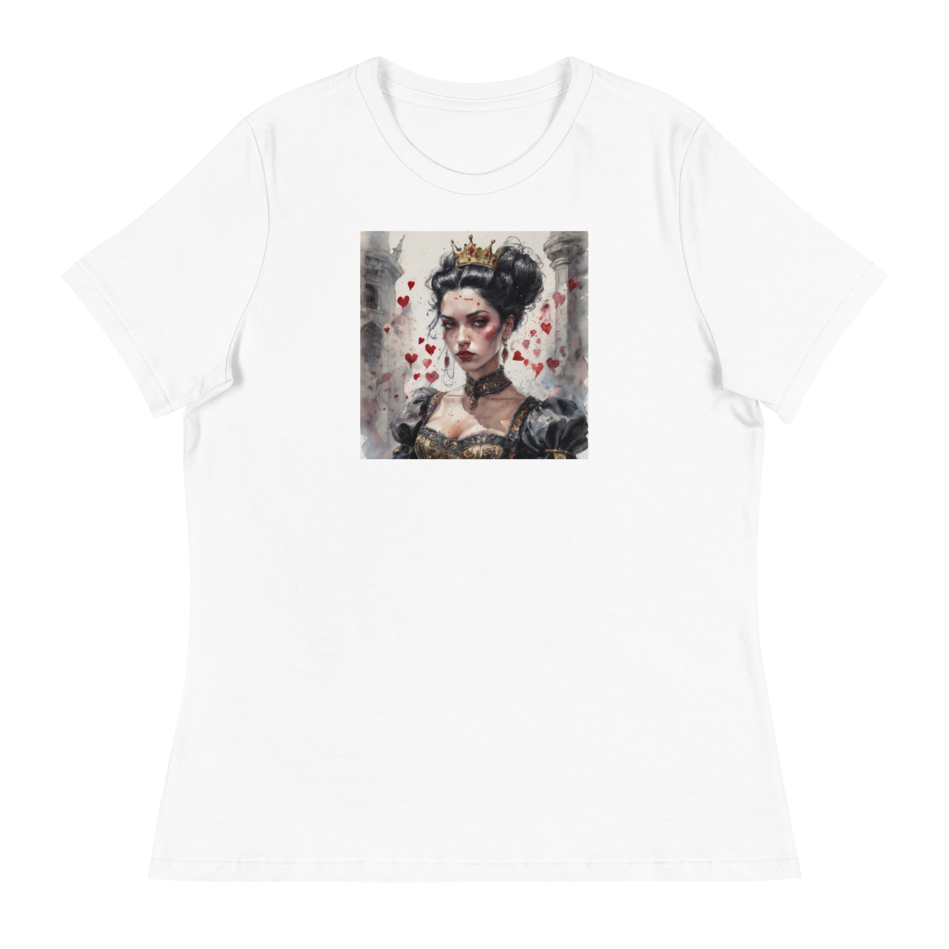 Queen of Hearts Women's T-Shirt White