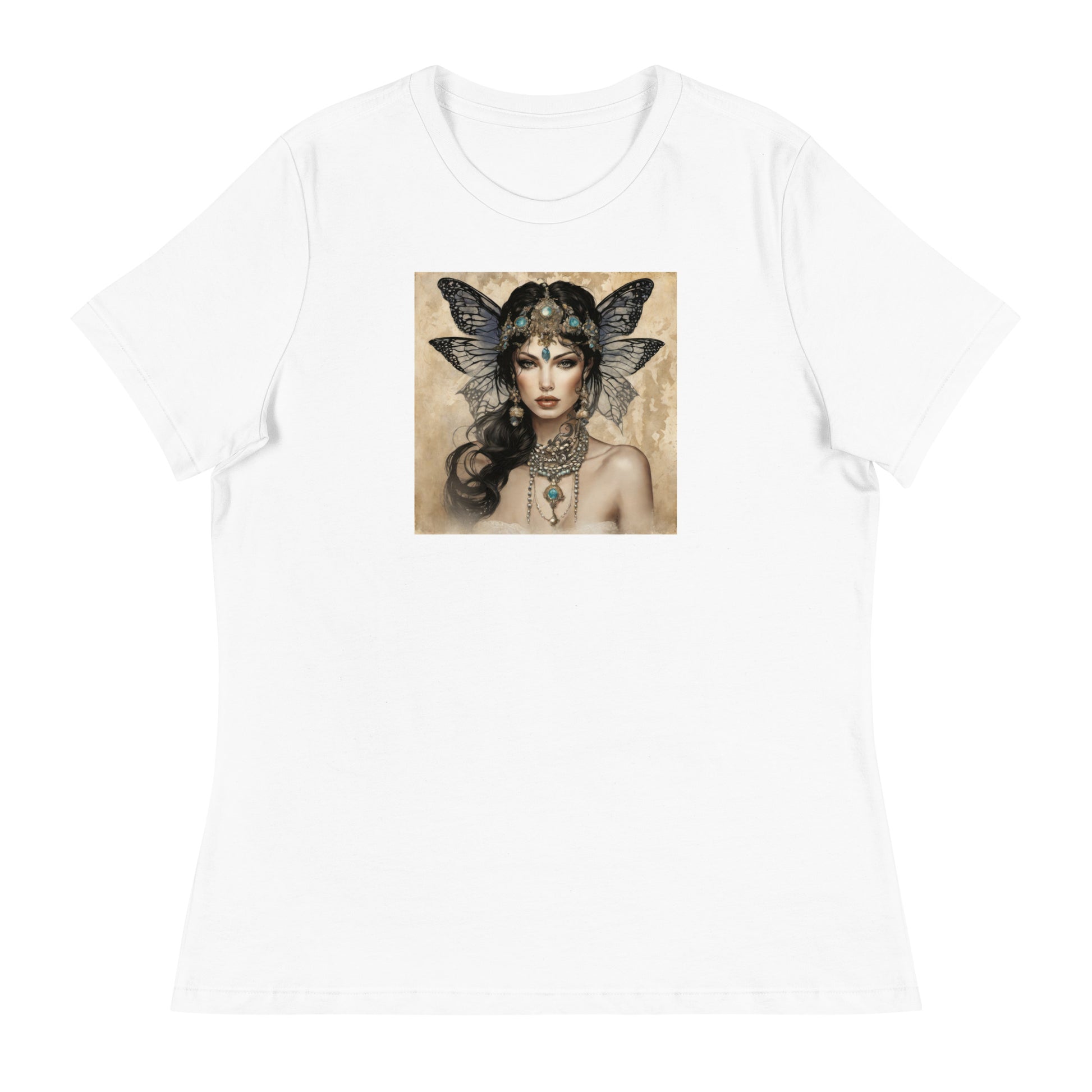 Alluring Fairy Women's Fantasy T-Shirt White