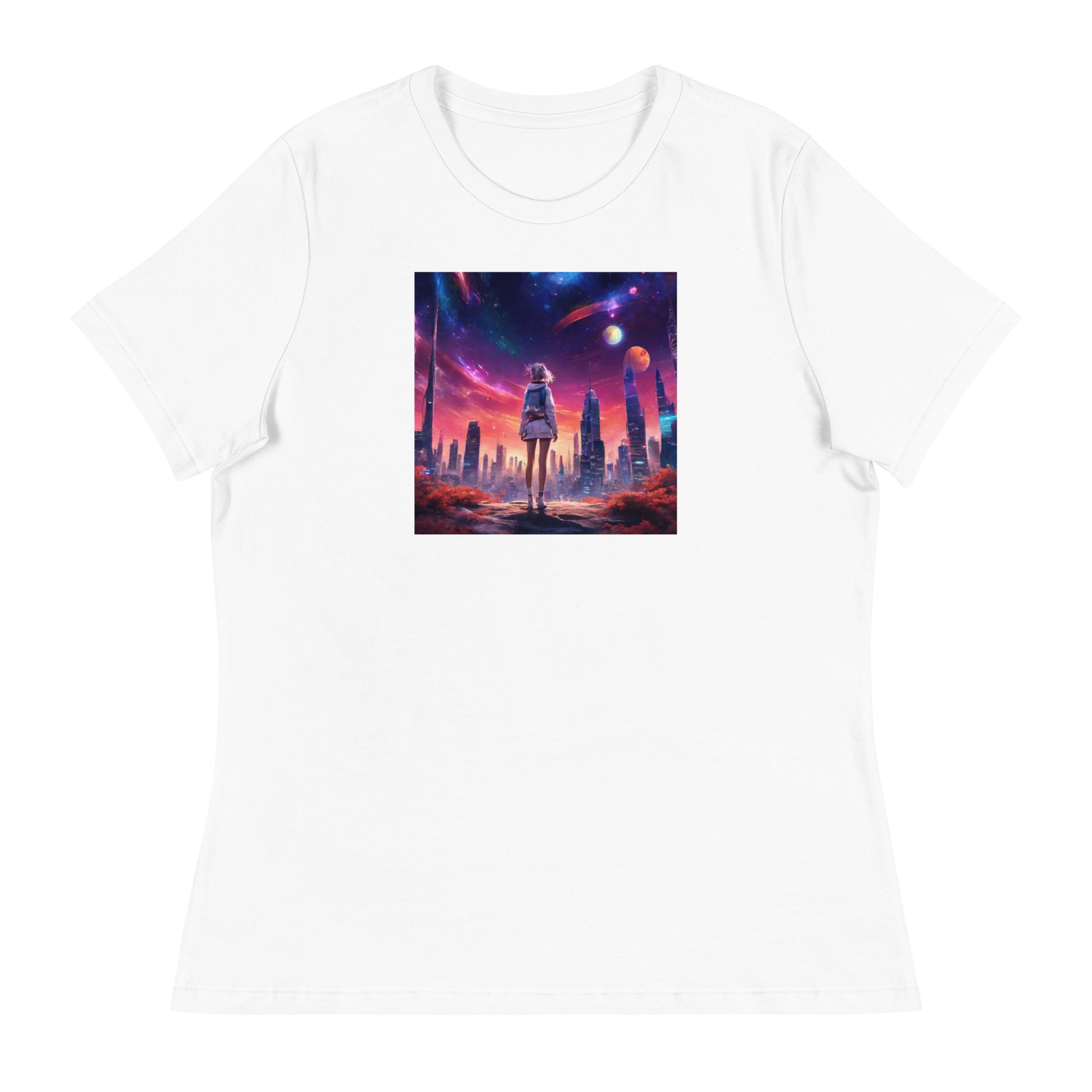 Amazing Space Explorer Women's T-Shirt White