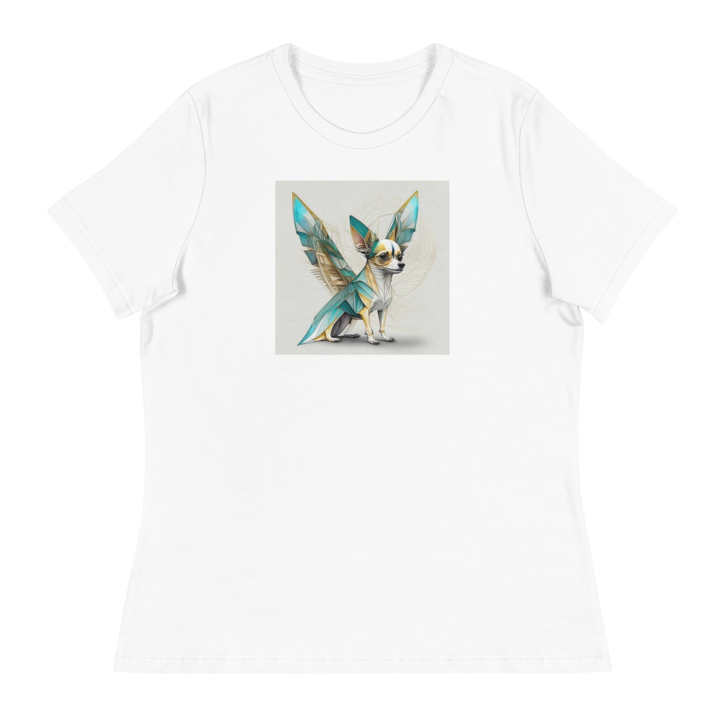 Chihuahua with Wings Women's Dog Lover T-Shirt White