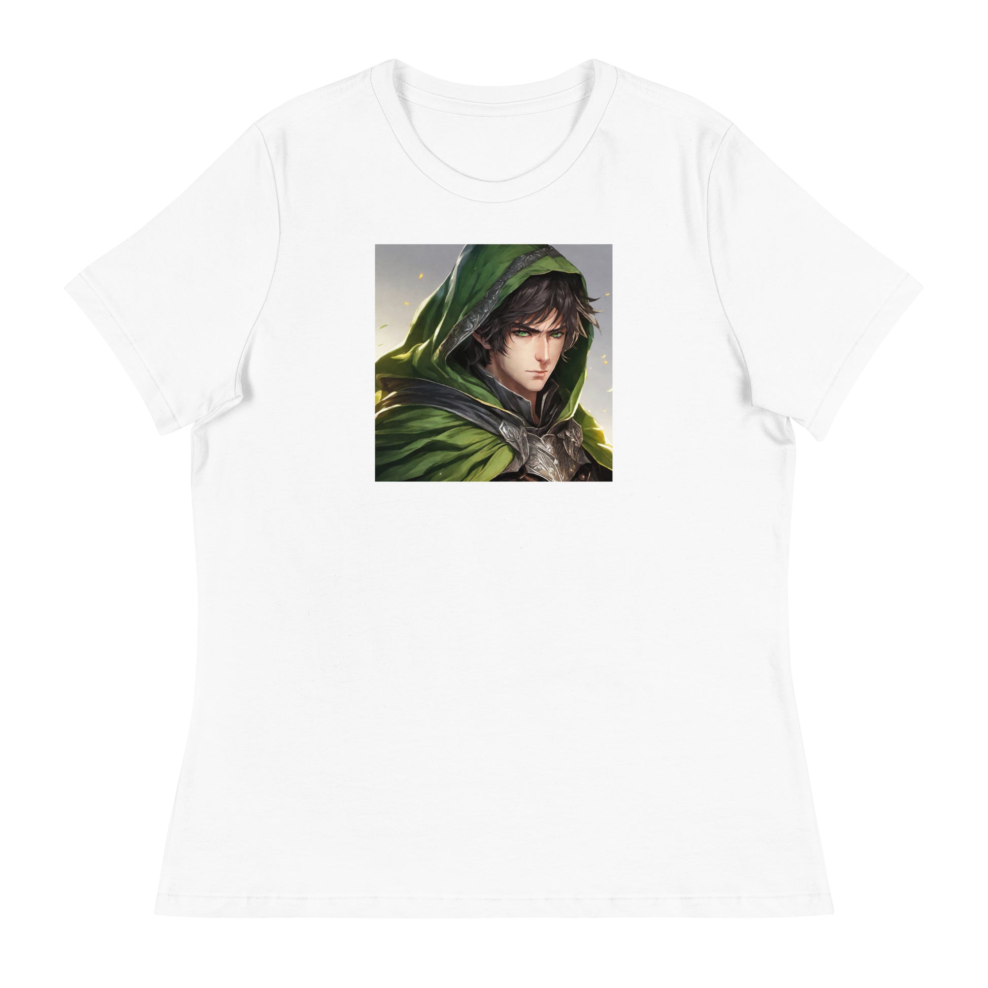 Elven Protector Women's Anime T-Shirt White