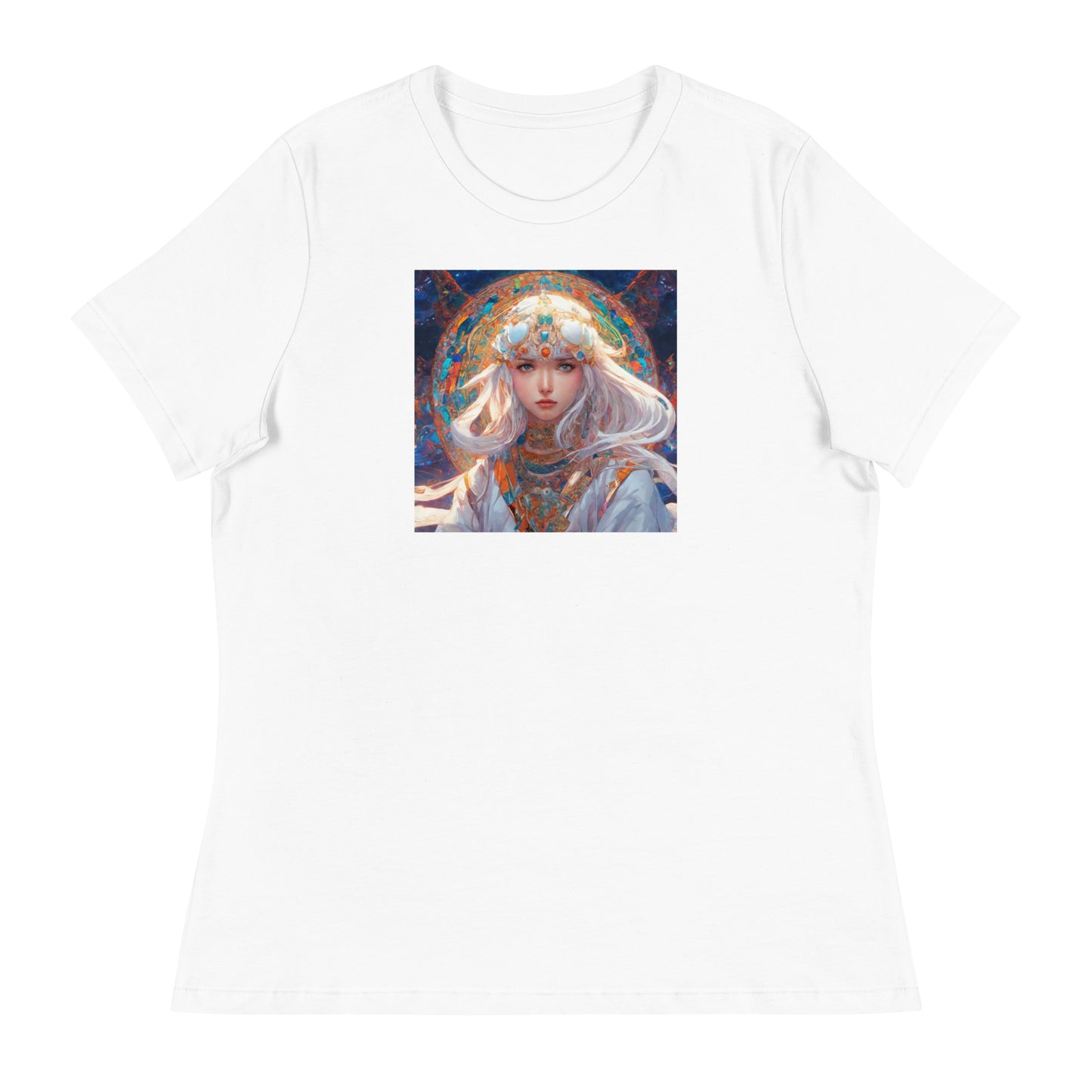 Mystical Mage Women's Anime T-Shirt White