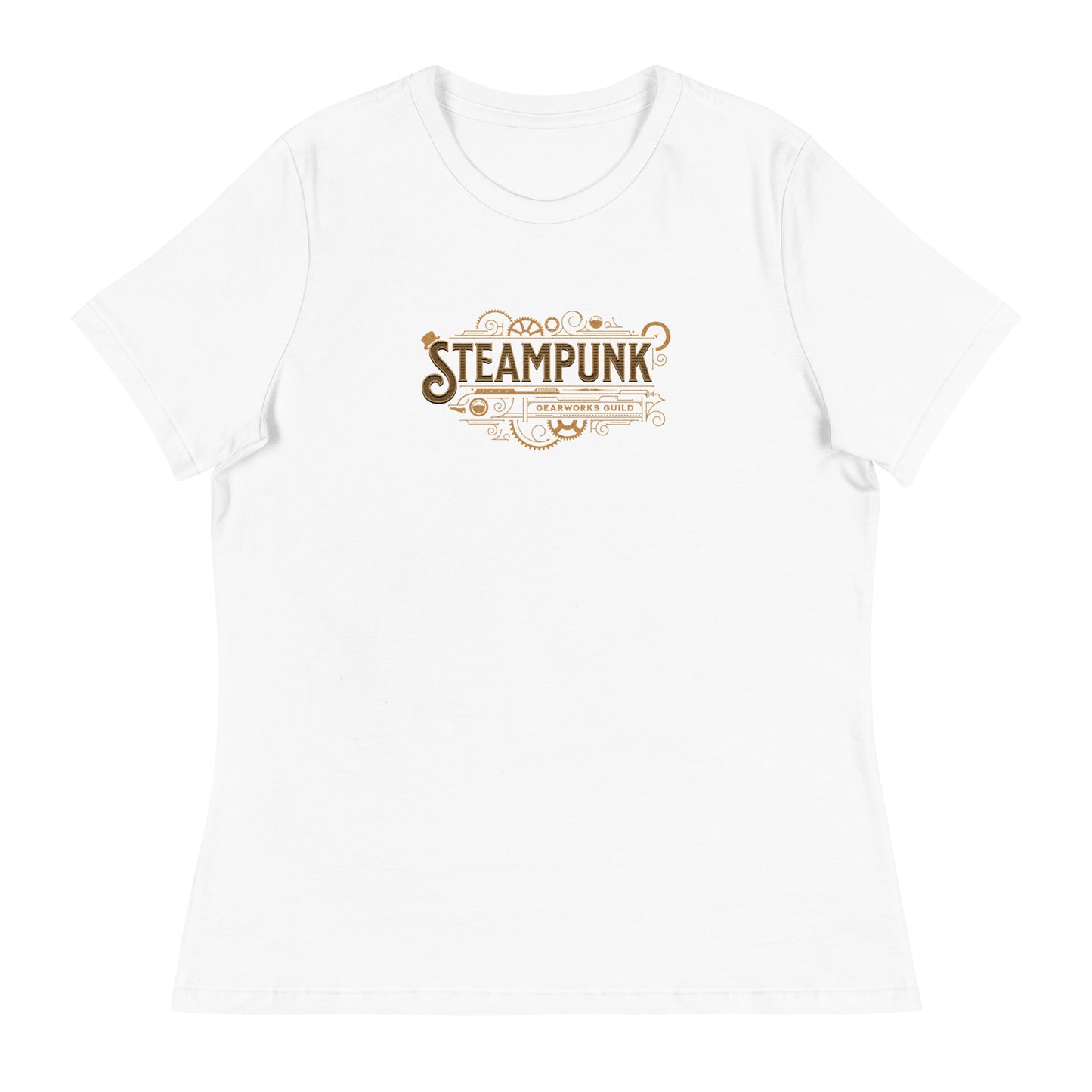 Steampunk Gearworks Guild Women's T-Shirt White