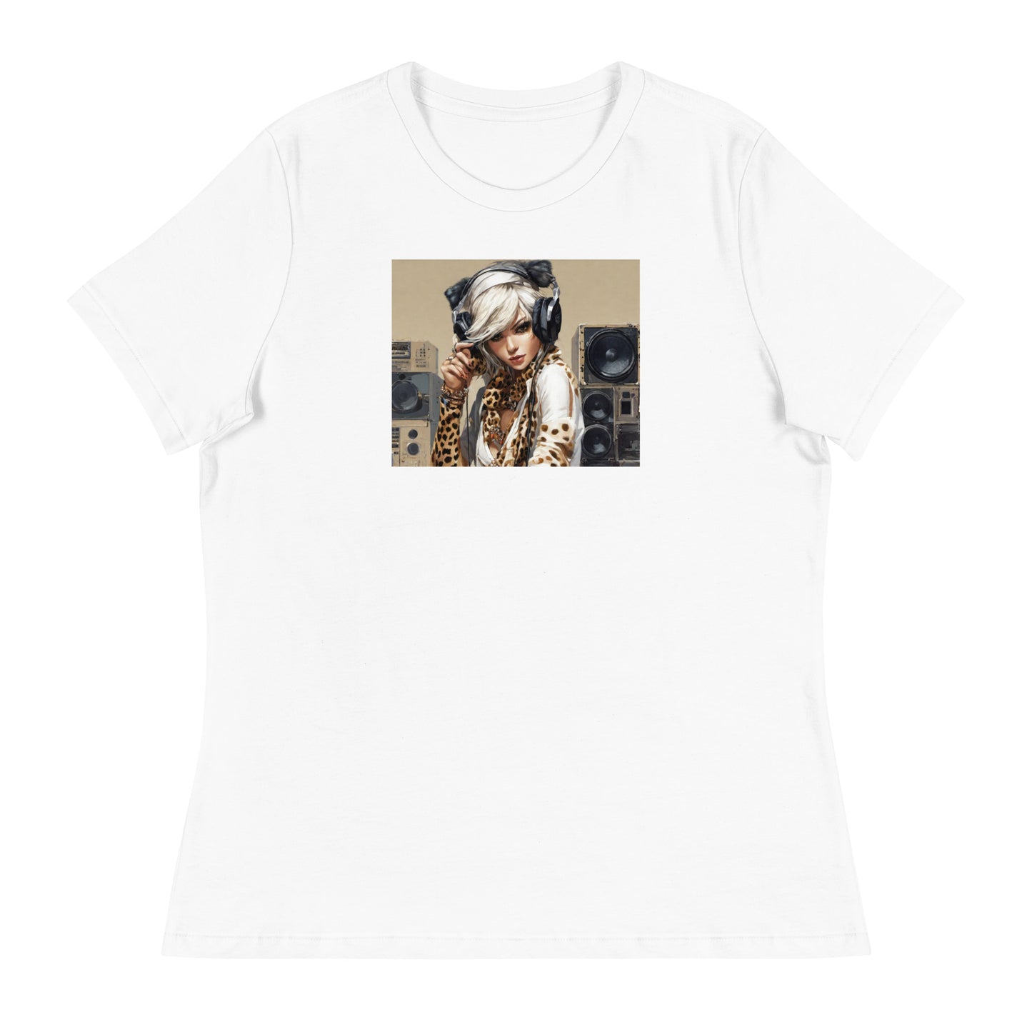 Women's DJing T-Shirt White