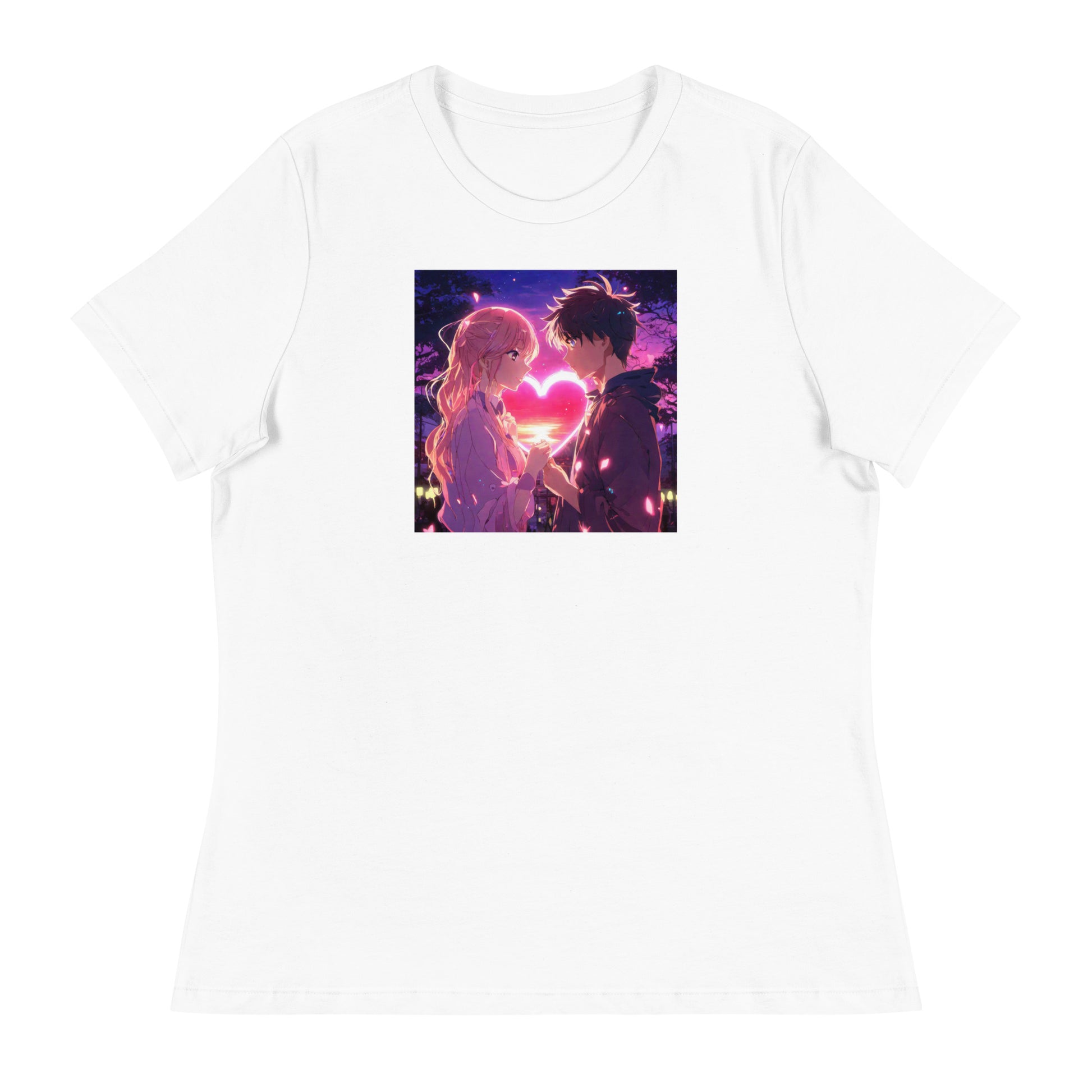 Women's Valentine's Day Love T-Shirt White