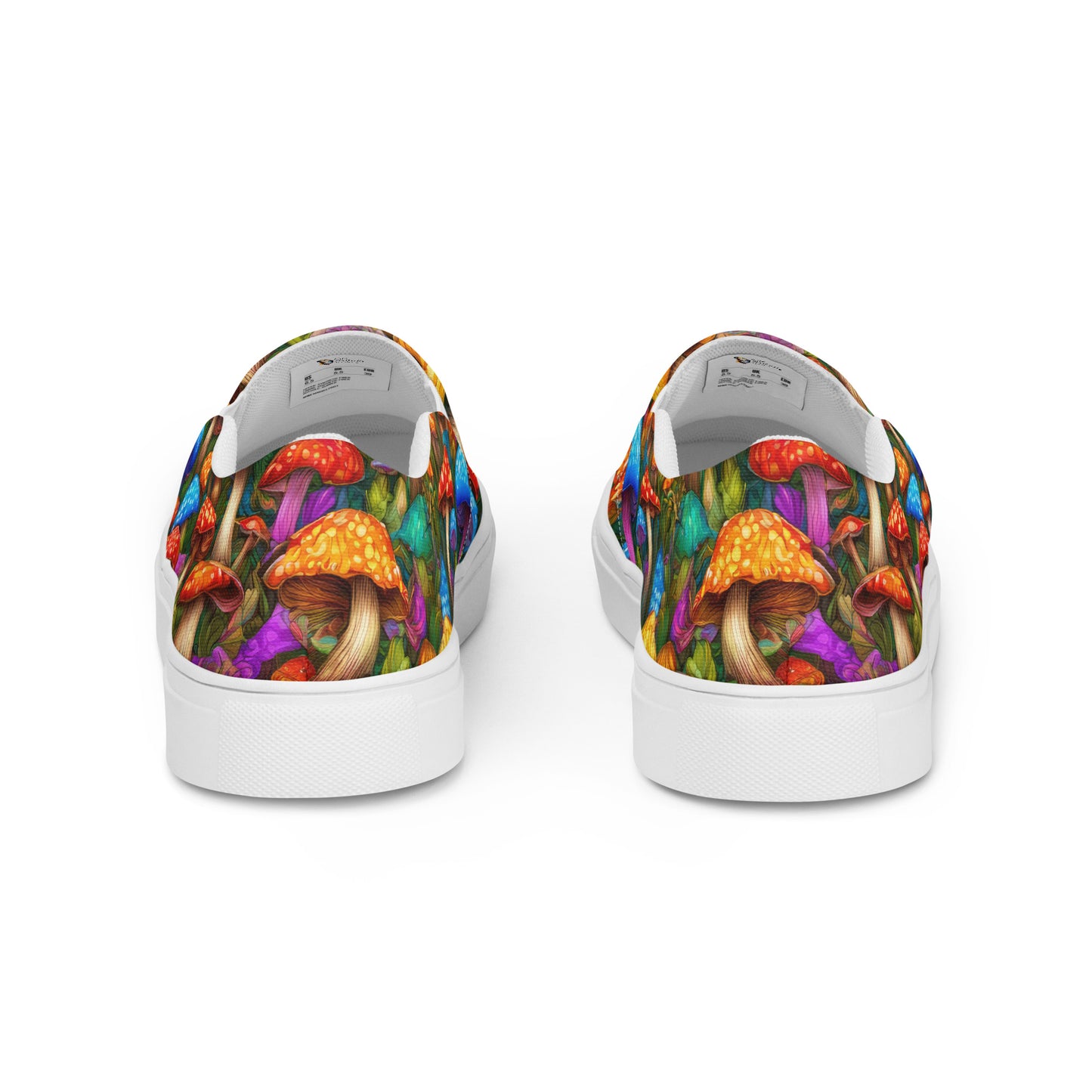 Vibrant Mushroom Women's Slip-On Shoes