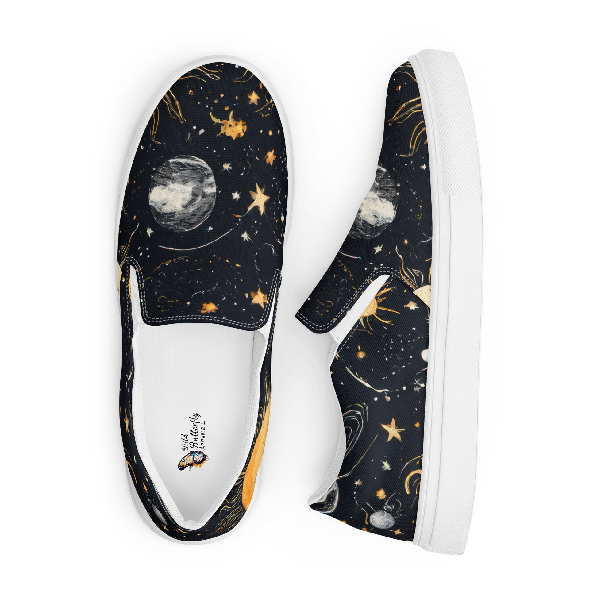 Moon and Stars Women's Slip-On Shoes