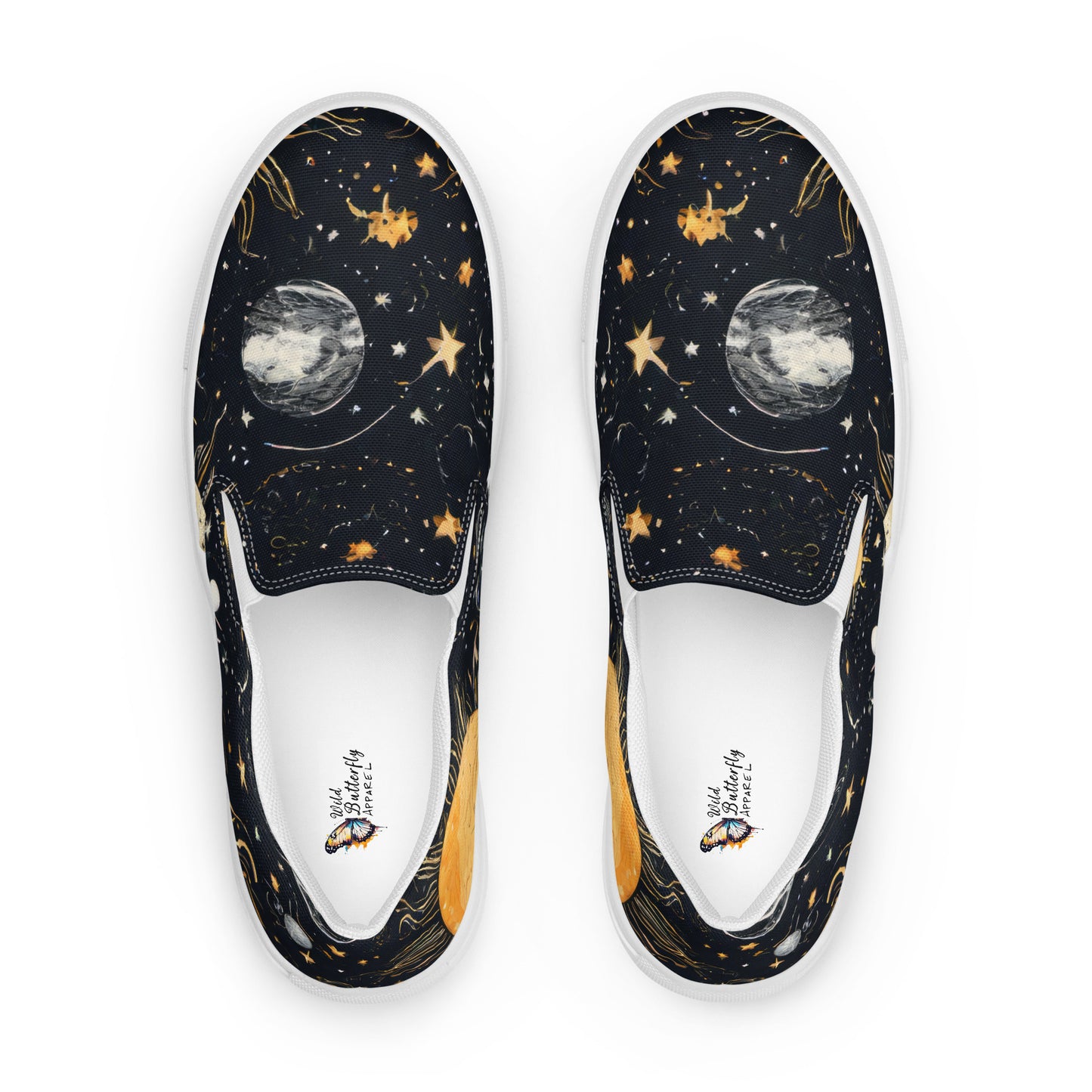 Moon and Stars Women's Slip-On Shoes