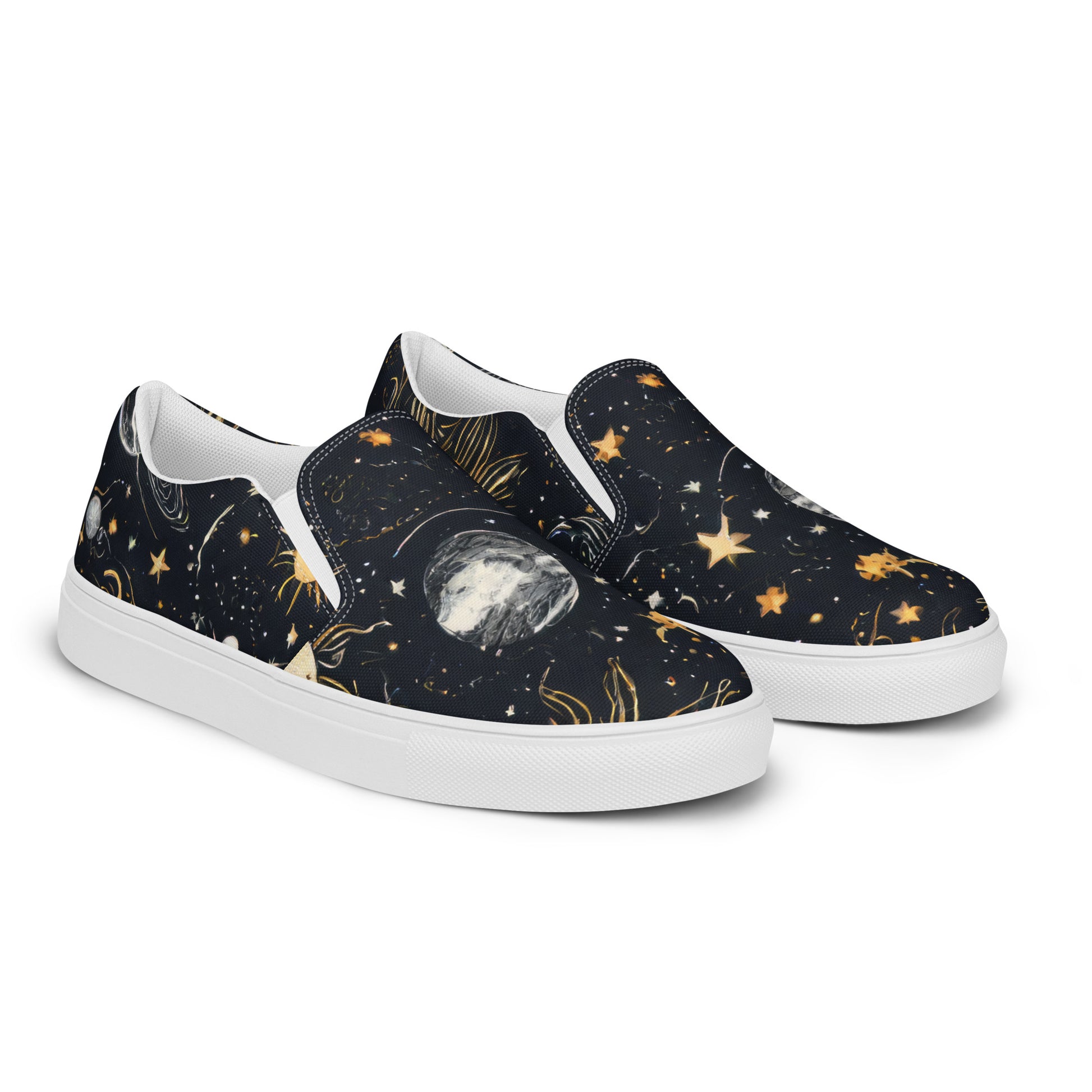 Moon and Stars Women's Slip-On Shoes