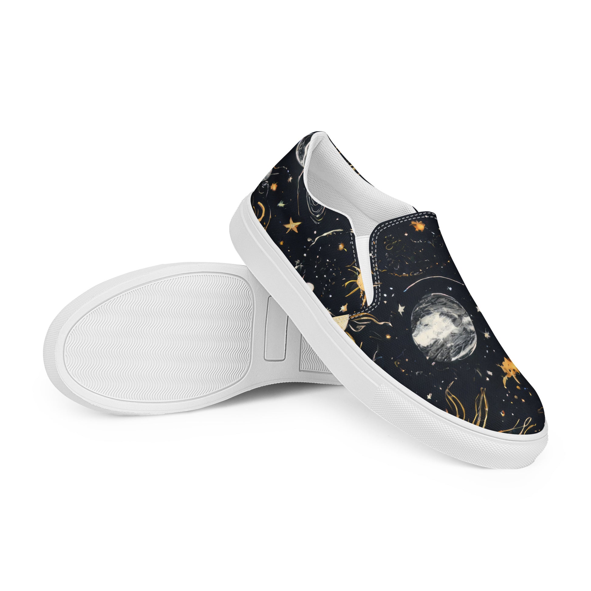 Moon and Stars Women's Slip-On Shoes