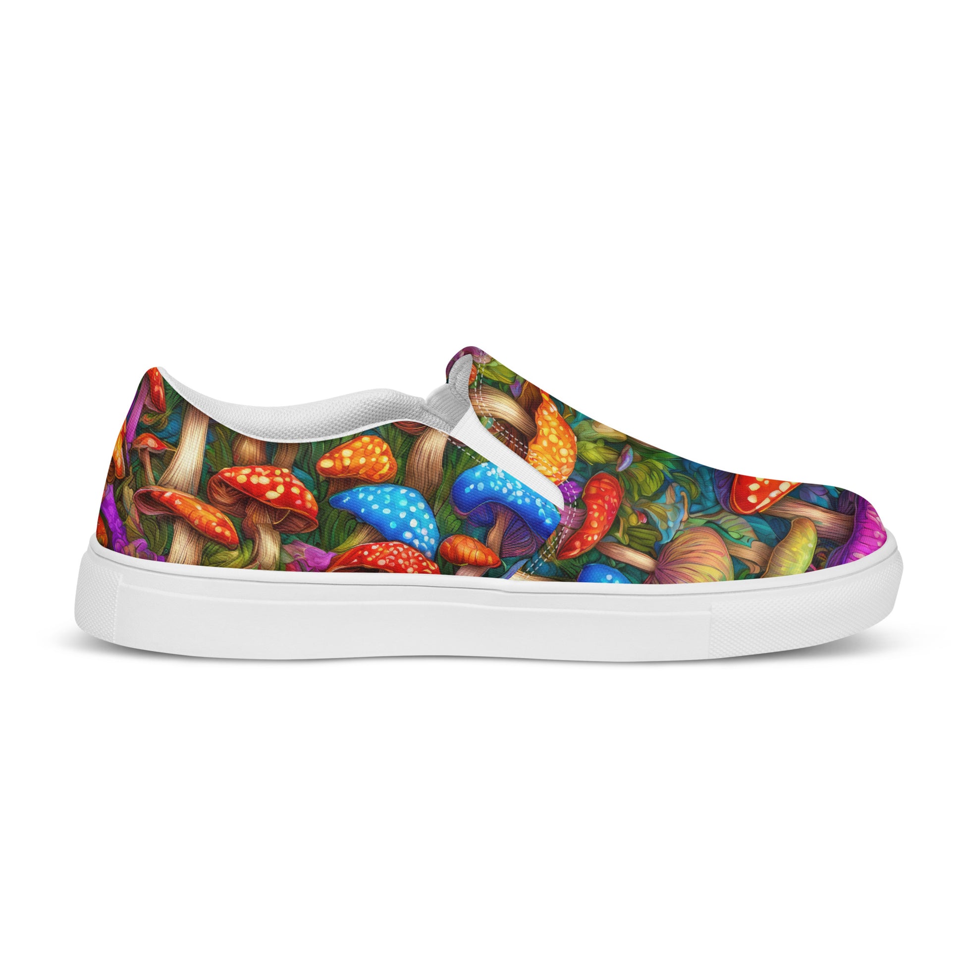 Vibrant Mushroom Women's Slip-On Shoes